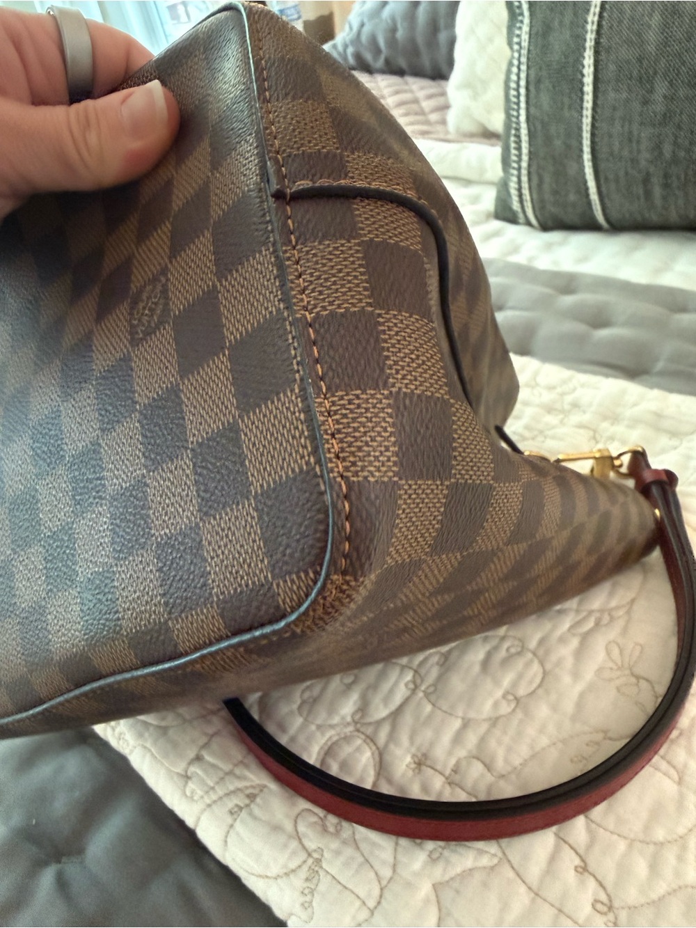 EUC Louis Vuitton Neo Noe Damier Ebene Cherry - Picture 14 of 14